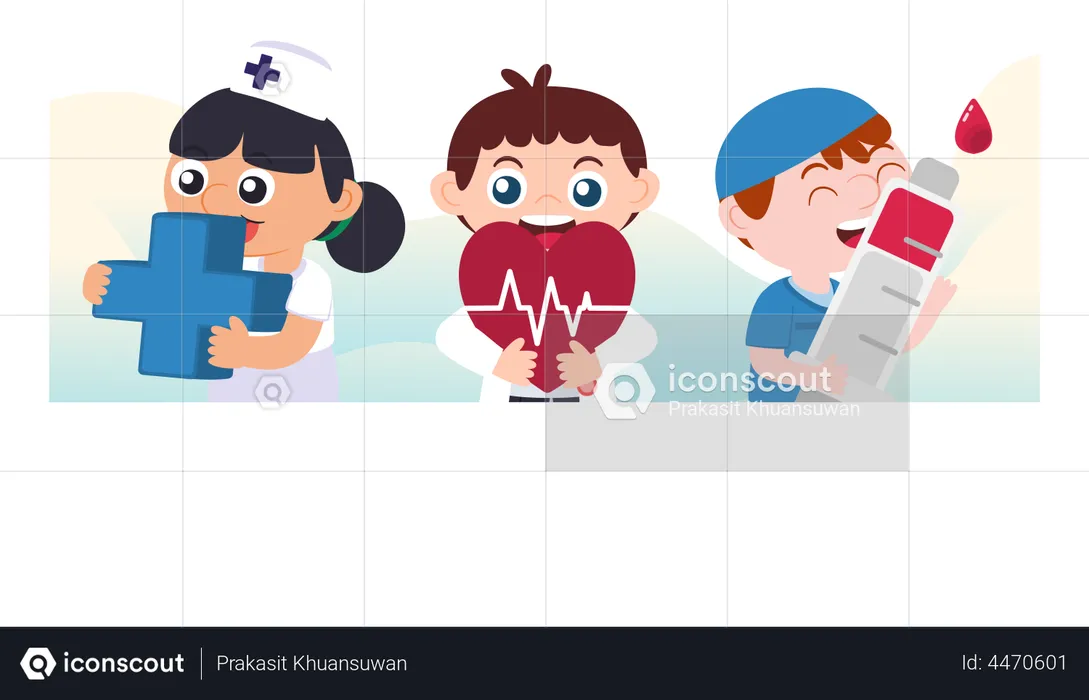 World Health Day  Illustration