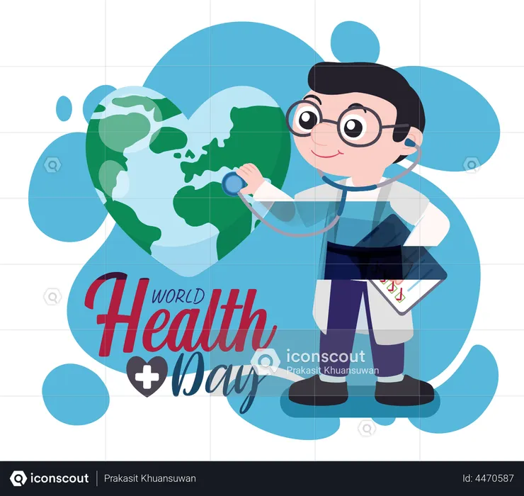 World Health Day  Illustration