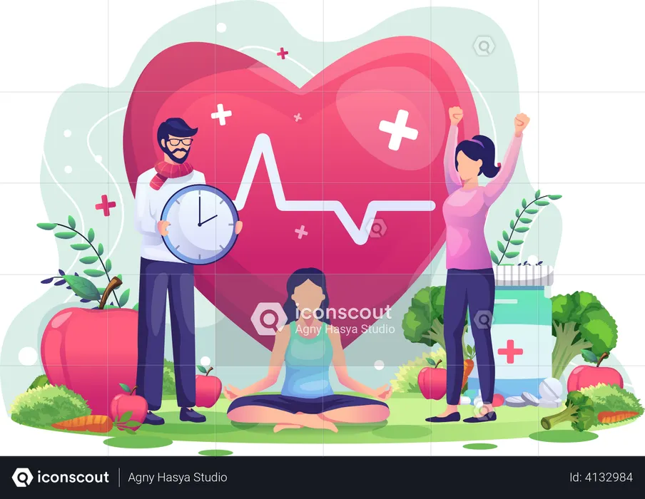 World health day  Illustration