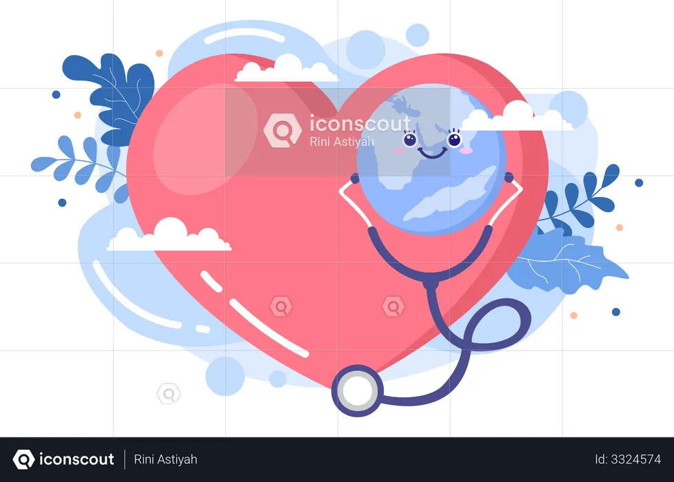 World Heart Day  Illustration