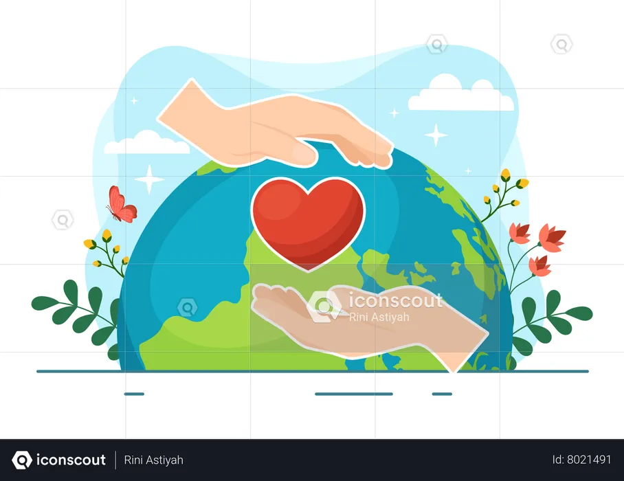 World Kindness Day  Illustration