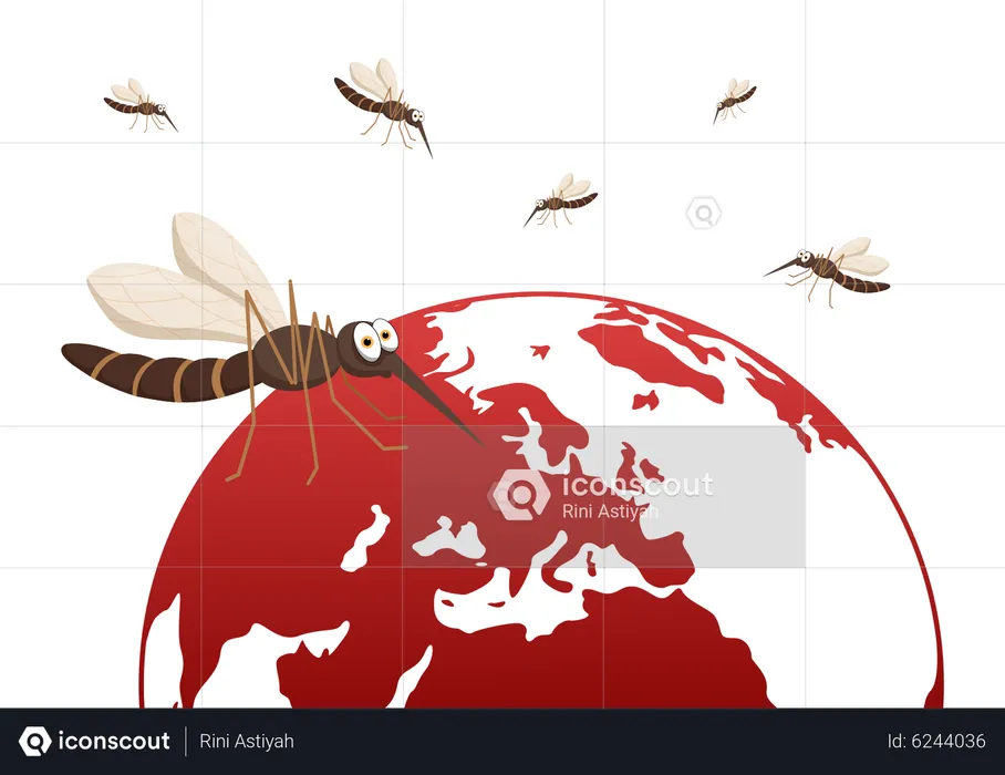 World Malaria Day  Illustration