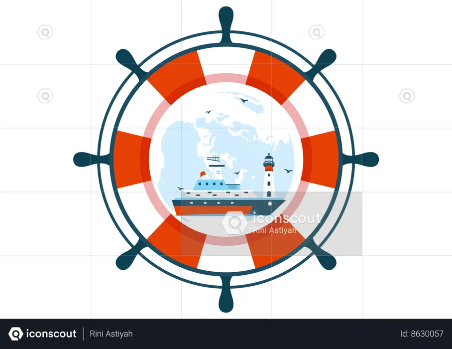 World Maritime Day  Illustration