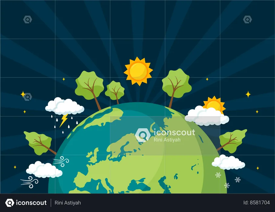 World Meteorological Day  Illustration