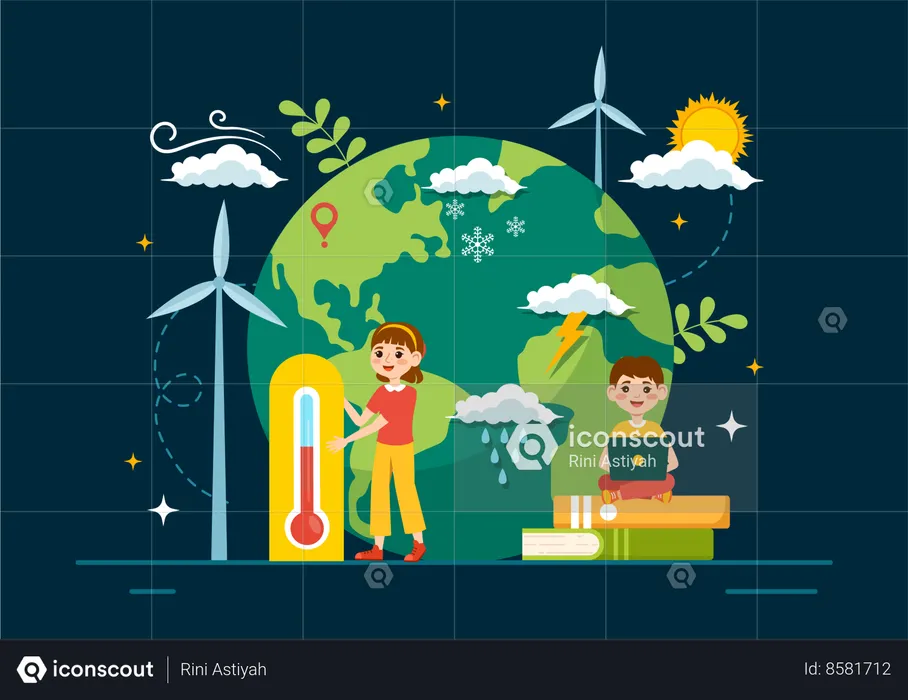 World Meteorological Day  Illustration