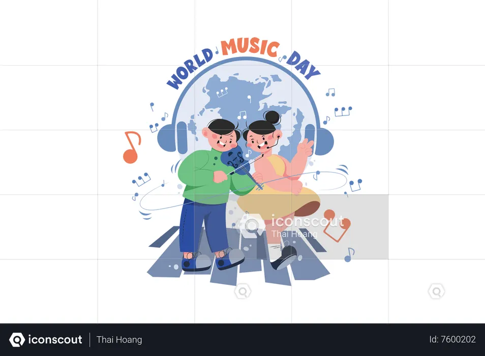 World Music Day  Illustration