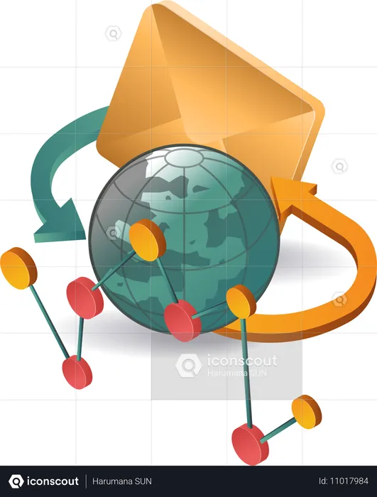 World of transactional email for tech businesses  Illustration