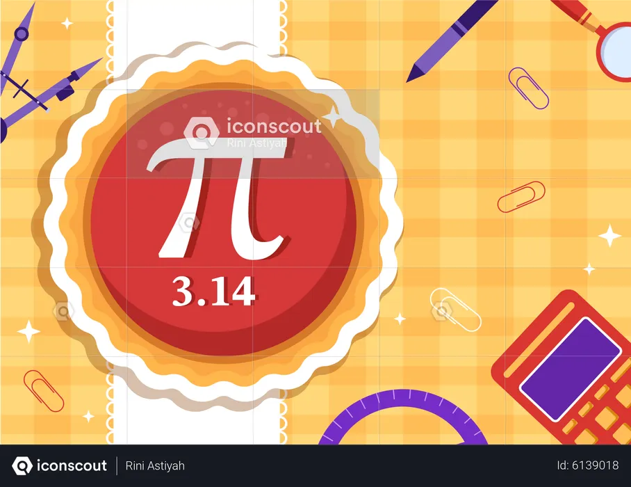 World Pi Day  Illustration