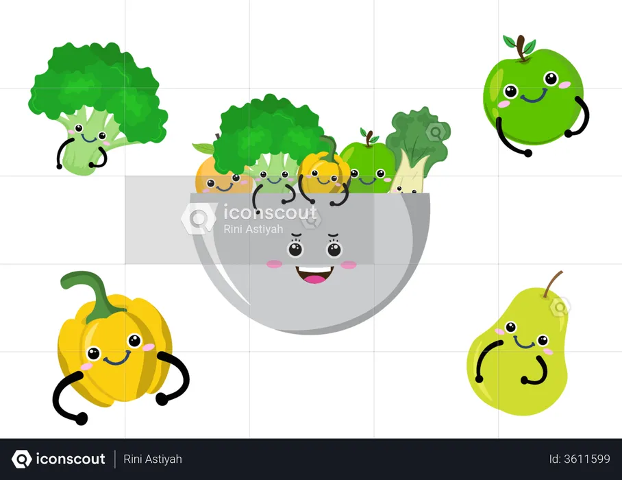 World Vegetarian Day  Illustration