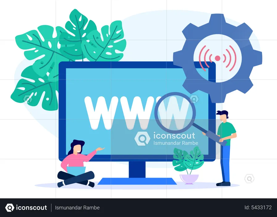 World wide web  Illustration
