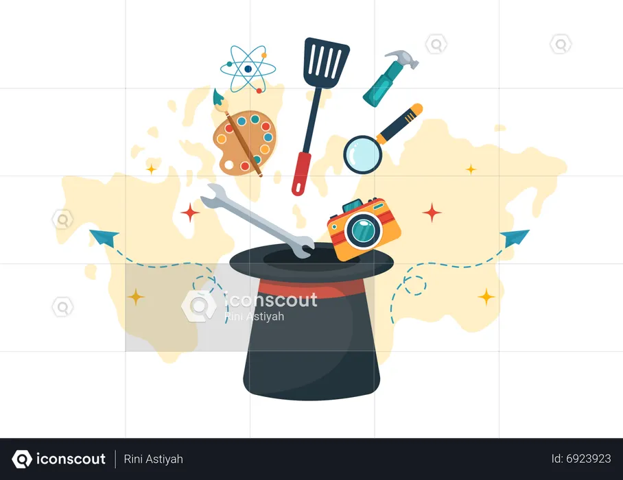 World Youth Skills Day  Illustration