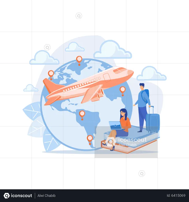 Worldwide Travel  Illustration
