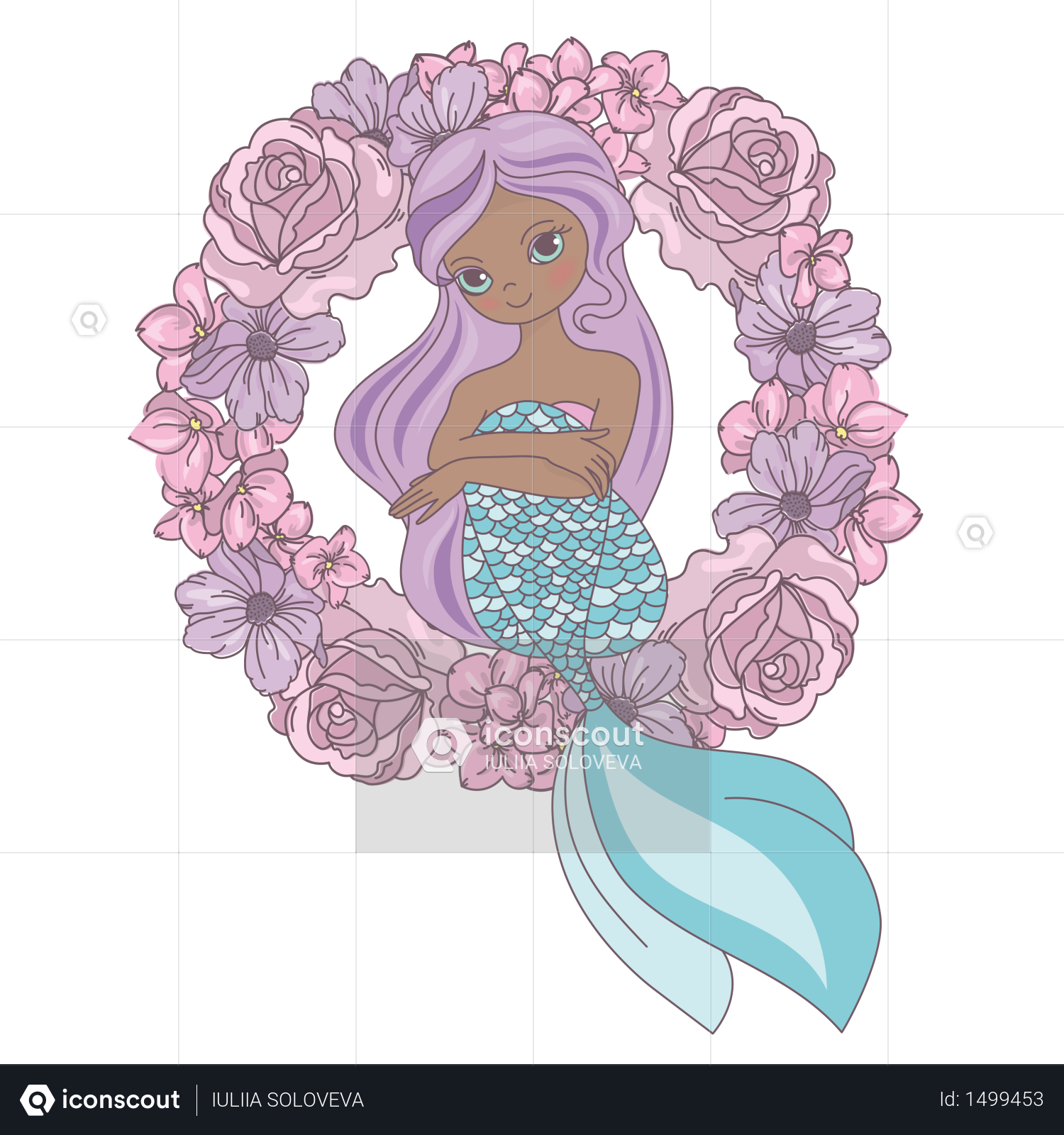 Free Free 79 Mermaid Wreath Svg SVG PNG EPS DXF File