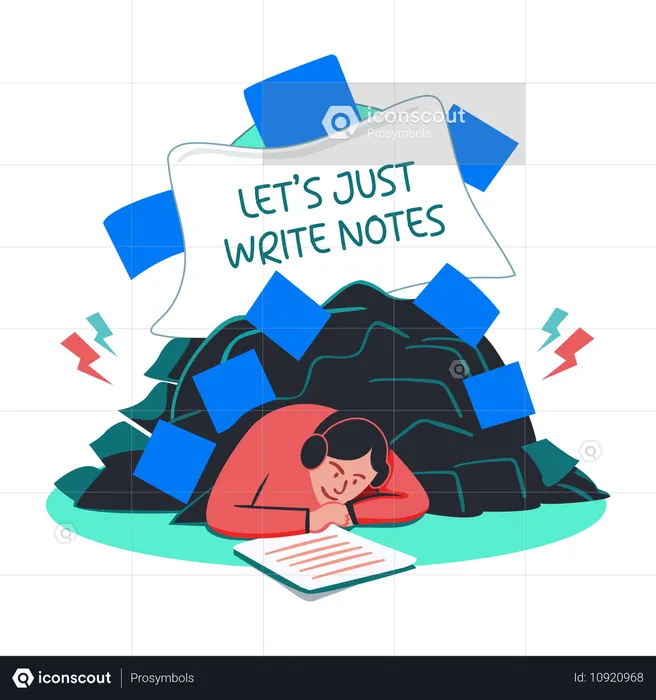 Write Notes  Illustration