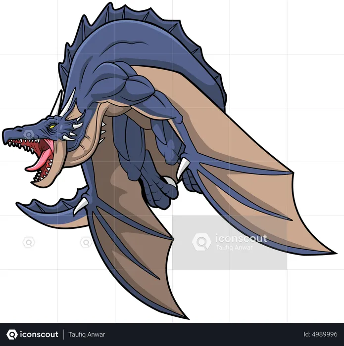 Wyvern Dragon  Illustration