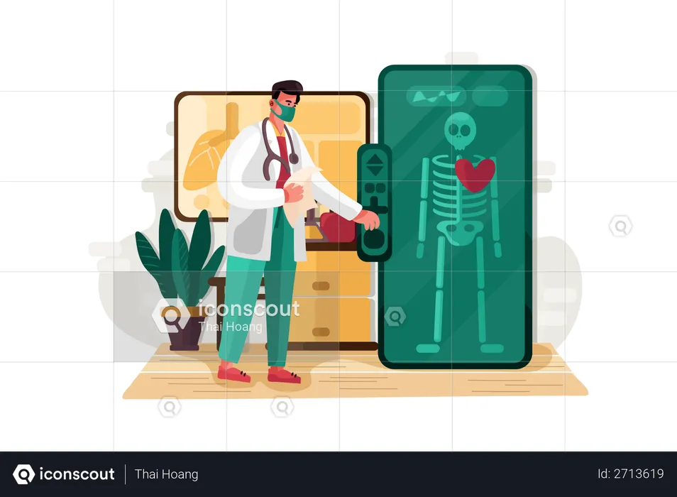 X-ray analysis  Illustration