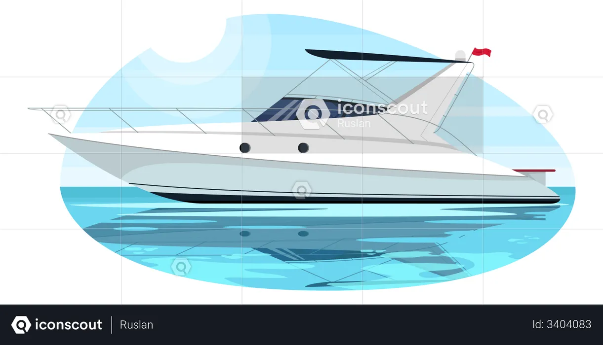 Yacht  Illustration