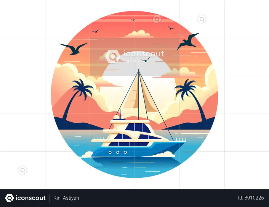 Yachts  Illustration