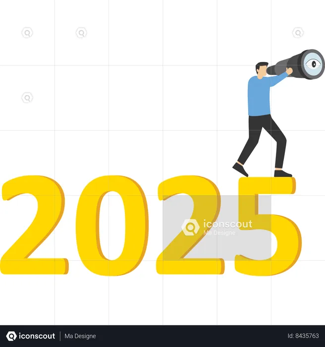 Year 2025 business outlook  Illustration