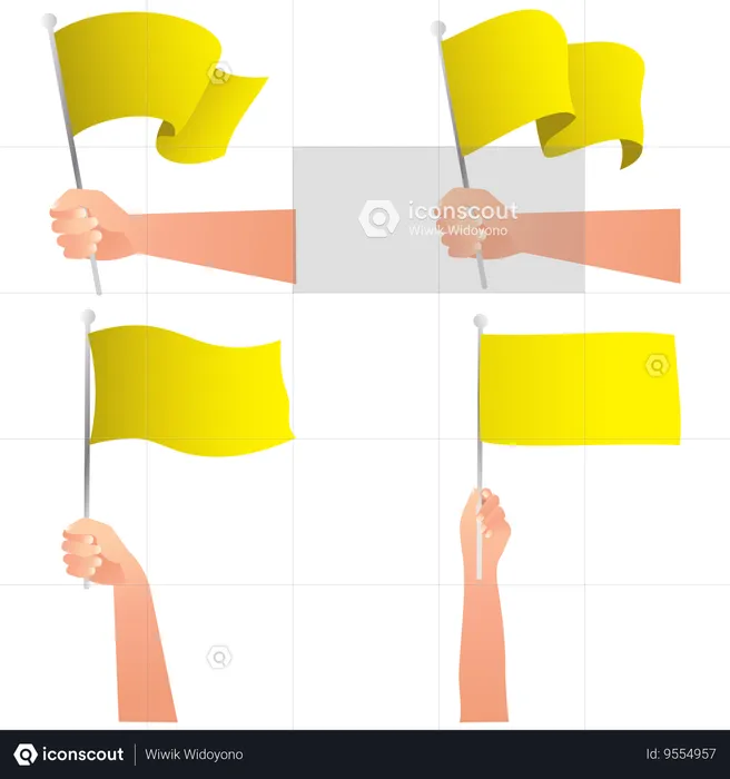 Yellow flag Flag Illustration