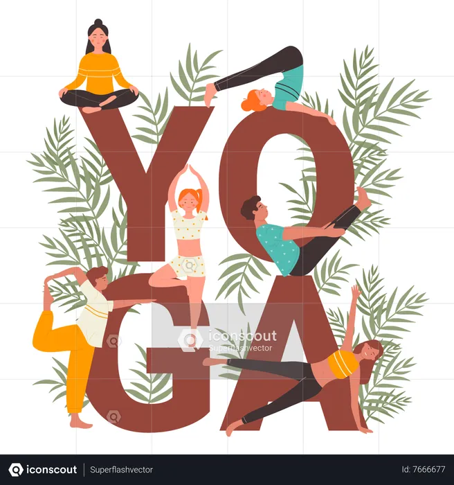 Yoga  Illustration