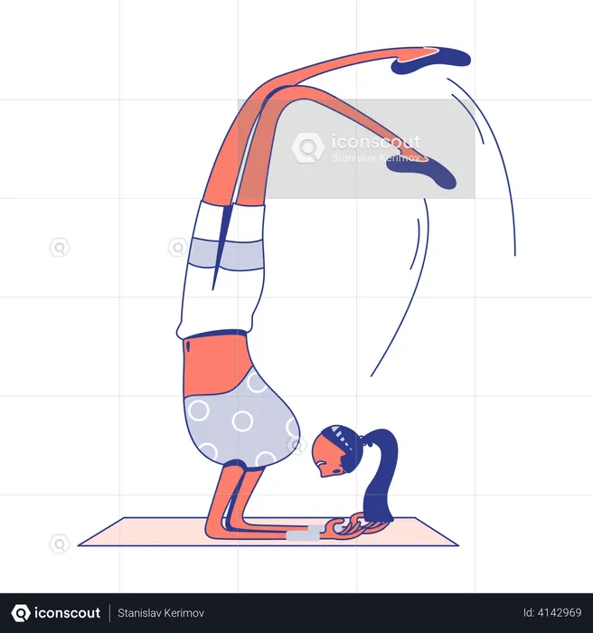 Yoga Girl  Illustration