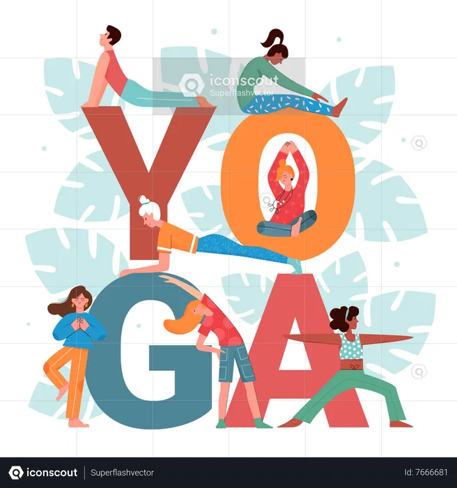 Yoga  Illustration