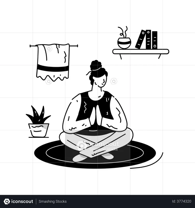 Yoga  Illustration