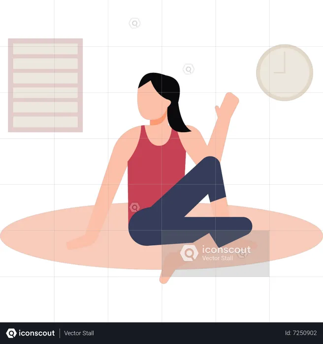 Yoga Instructor  Illustration