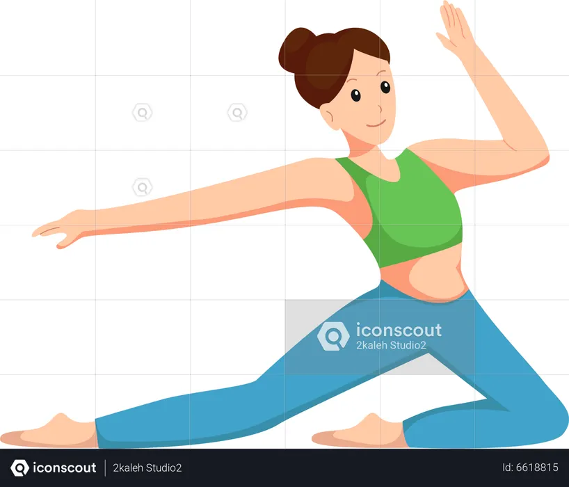 Yoga Pose  Illustration