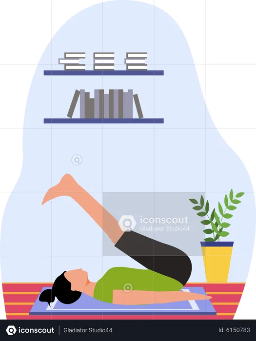 Yoga Pose  Illustration