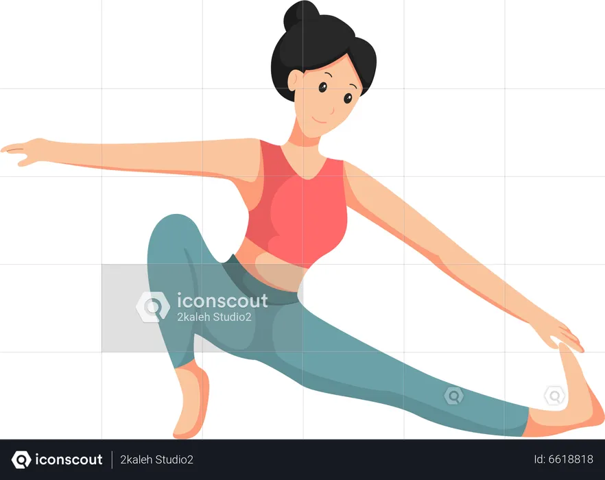 Yoga Trainer  Illustration