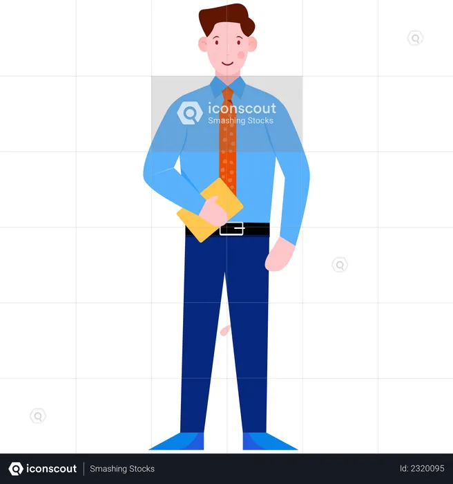 Young Businessman  Illustration