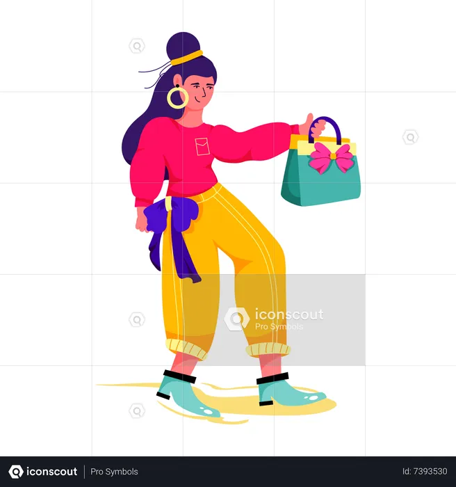 Young Girl  Illustration