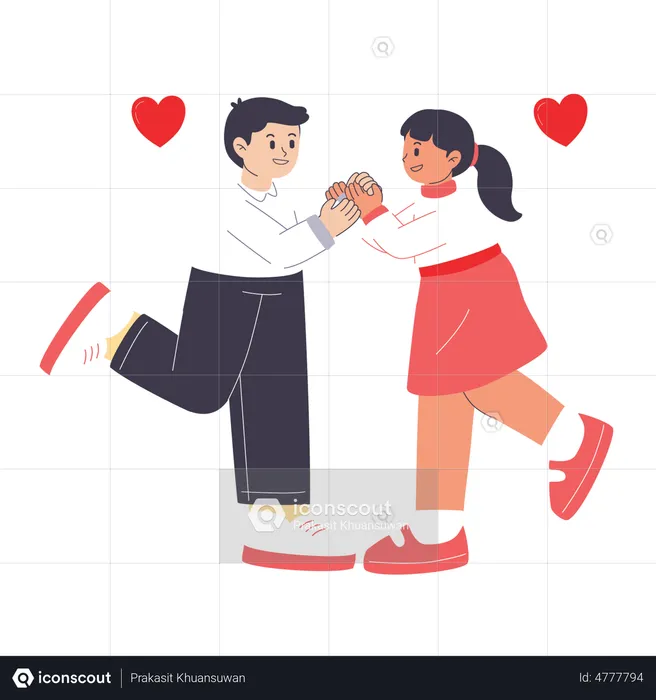 Young lover  Illustration
