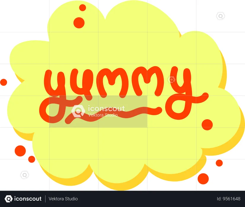 Yummy Cloud  Illustration