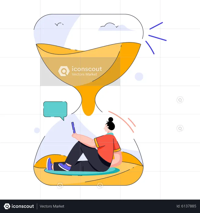 Zeit Frist  Illustration