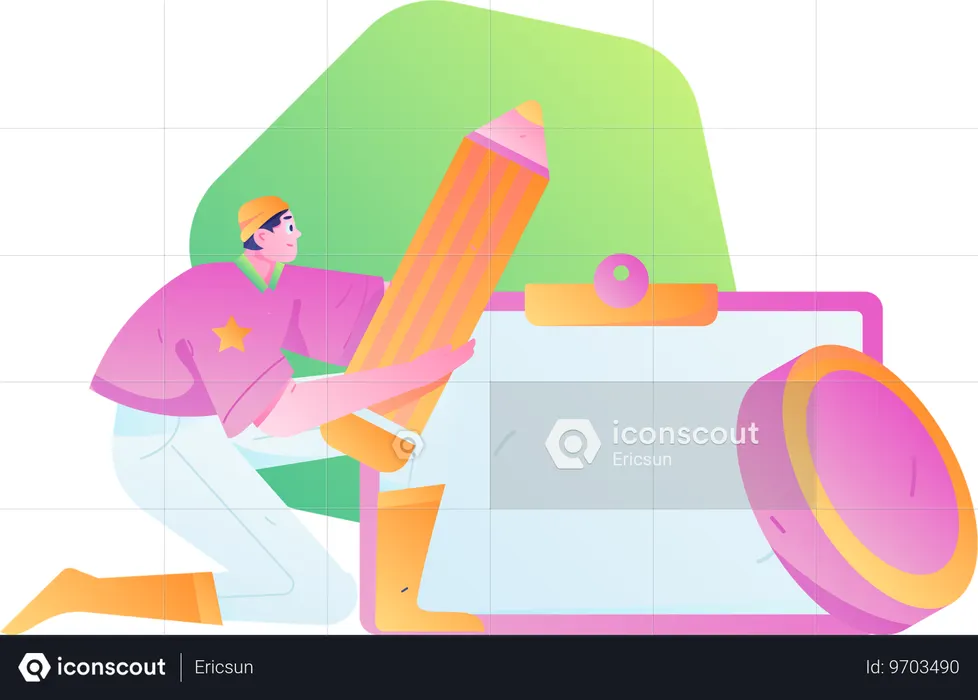 Zeitplanmanagement  Illustration