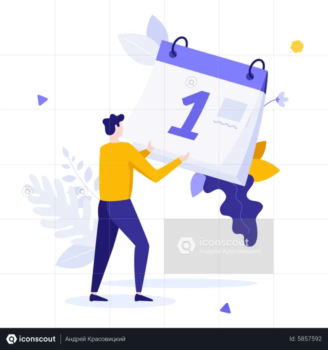 Zeitplanmanagement  Illustration