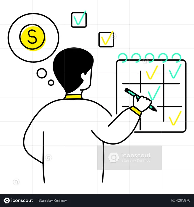 Terminplanung  Illustration