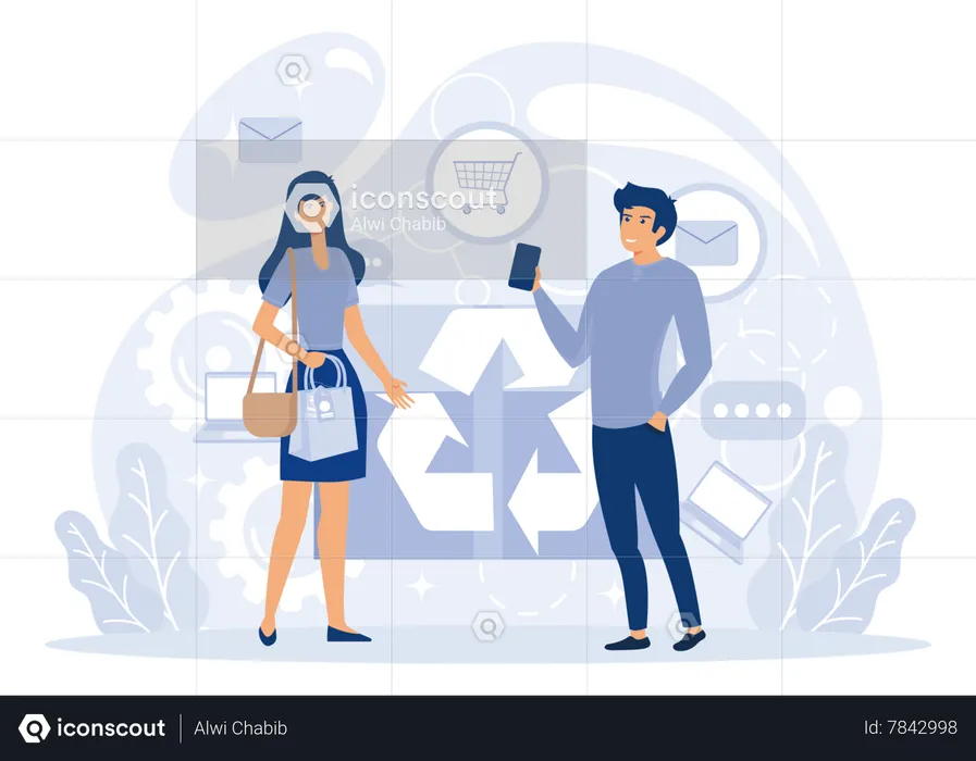Zero waste technology  Illustration