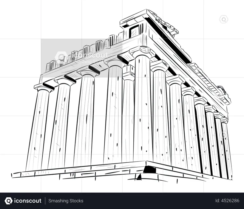 Zeus Temple  Illustration