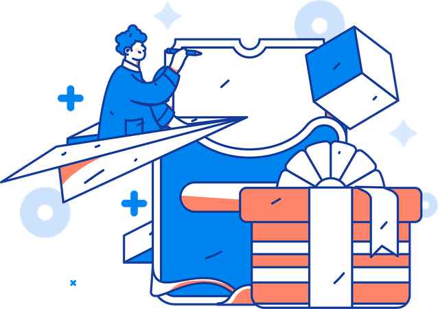 インセンティブプログラム  イラスト