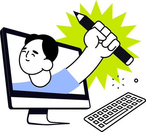 オンライン教育  イラスト
