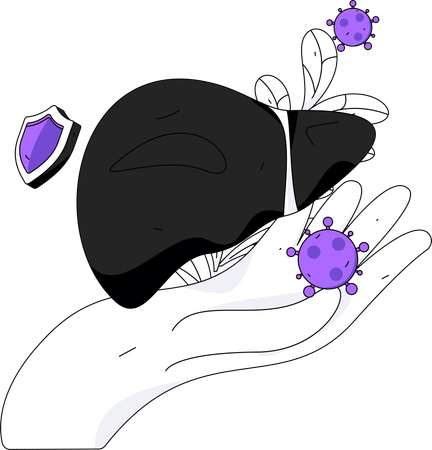肝疾患  イラスト