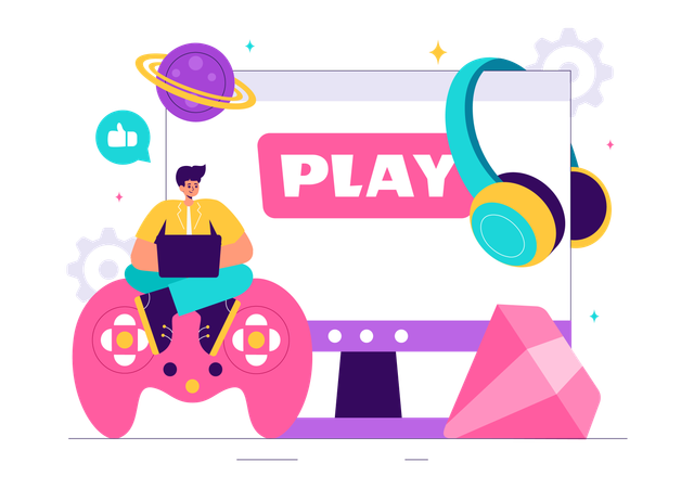 ビデオゲーム  イラスト