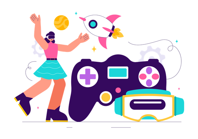 ビデオゲーム  イラスト