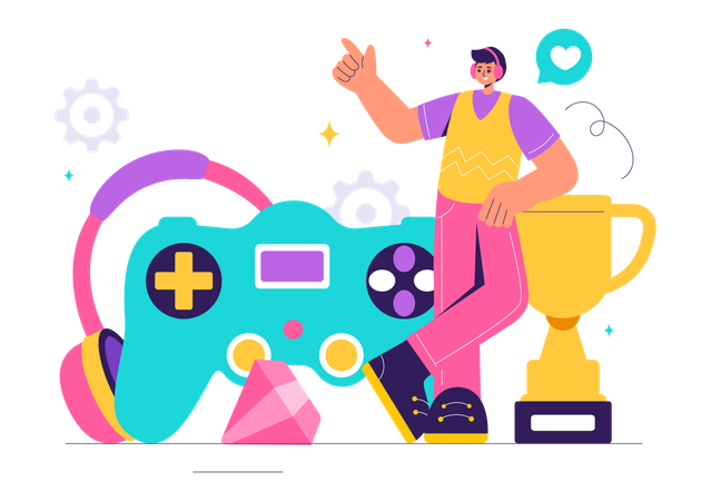 ビデオゲーム  イラスト