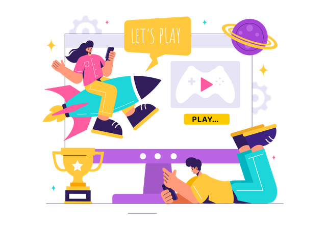 ビデオゲーム  イラスト