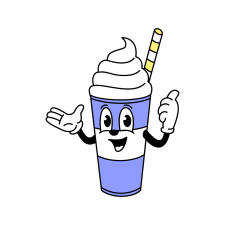 ミルクセーキ  イラスト